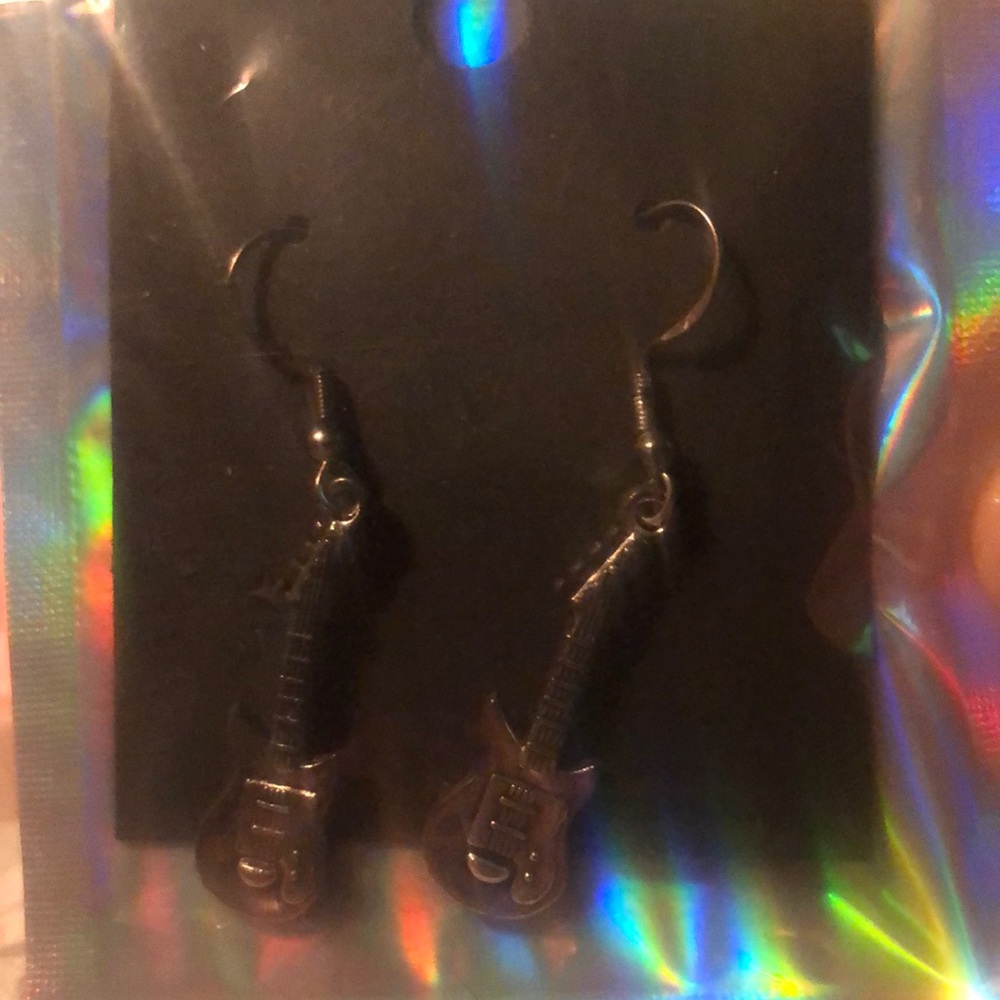 Guitar Earrings